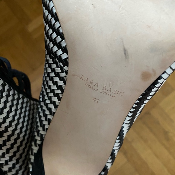 Zara Black and white stiletto heels, size 41 - Picture 8 of 8